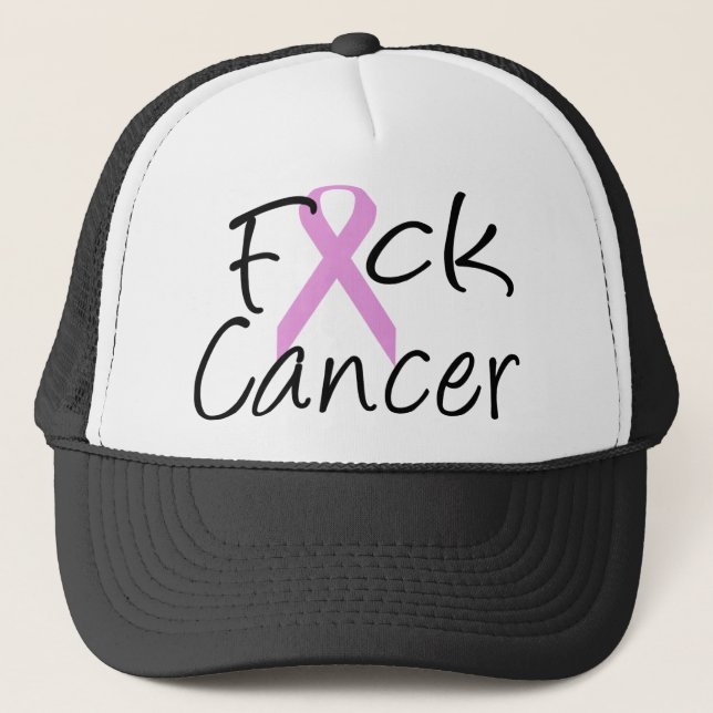 F*CK Cancer Trucker Hat (Front)