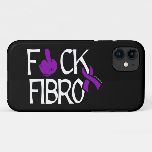 F#CK FIBRO Case-Mate iPhone CASE (Back (Horizontal))