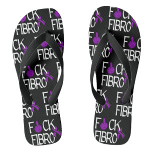 F#CK FIBRO FLIP FLOPS