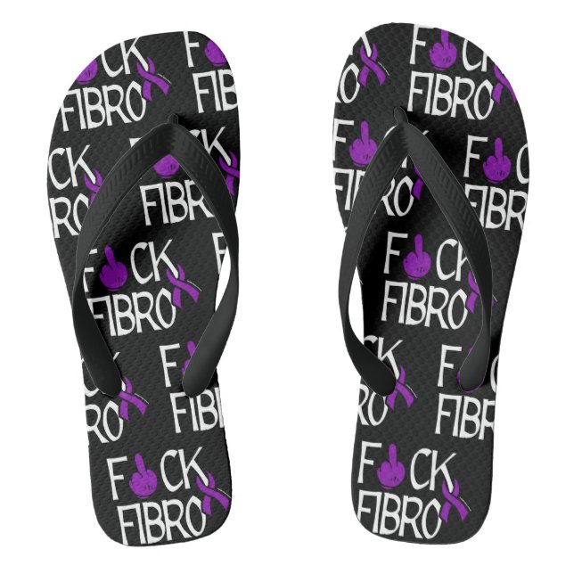 F#CK FIBRO FLIP FLOPS (Footbed)