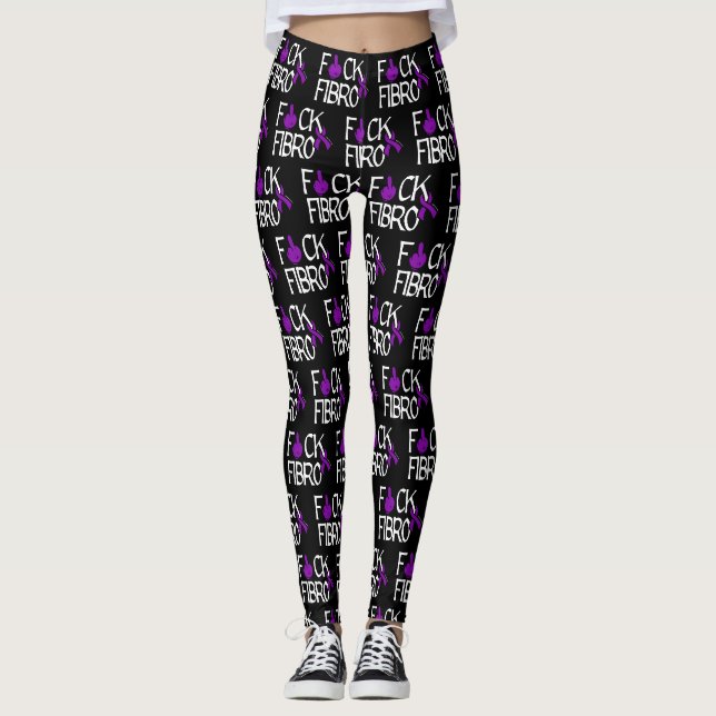 F#CK FIBRO LEGGINGS (Front)