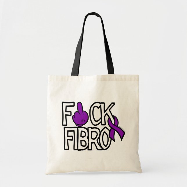 F#CK FIBRO TOTE BAG (Front)