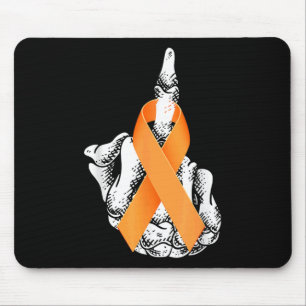 F%ck Leukaemia Cancer Middle Finger Leukaemia Awar Mouse Mat