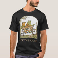 F.Ck The Police Frog And Toad Riding Trending Shir