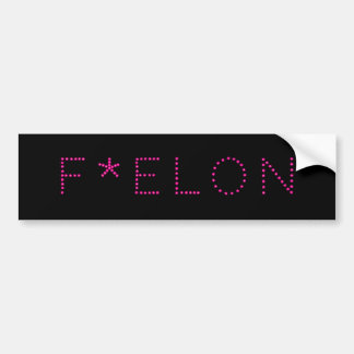 F * ELON! BUMPER STICKER