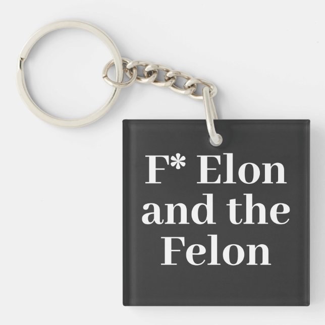 F* Elon Keychain (Front)