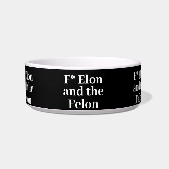 F* Elon Pet Bowl (Front)