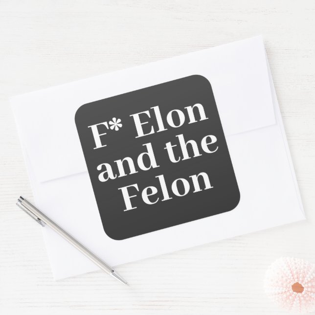 F* Elon Sticker (Envelope)