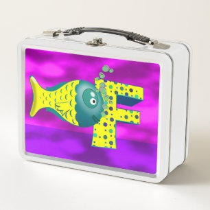 F Fish Lunch Box