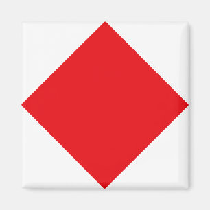 "F" (Foxtrot) Code of Signals Flag Magnet
