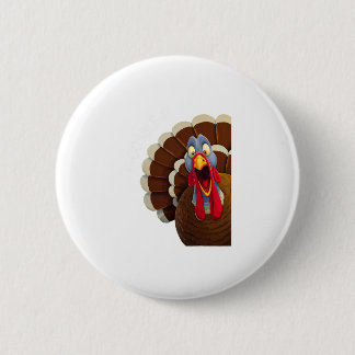 F-gobble-f Funny Thanksgiving Turkey Humor 6 Cm Round Badge