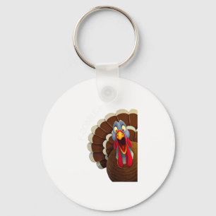 F-gobble-f Funny Thanksgiving Turkey Humor Key Ring