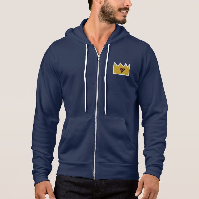 F.I.O. “King Of Pain” Sweatshirt Jacket Dark  (Front)