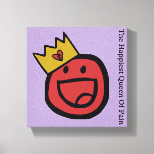 F.I.O. “The Happiest Queen Of Pain”  Canvas Print