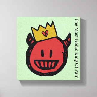 F.I.O. “The Most Ironic King Of Pain”  Canvas Print