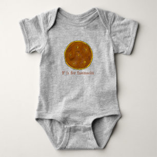 F is for Fasnacht Fastnacht Day Doughnut PA Dutch Baby Bodysuit