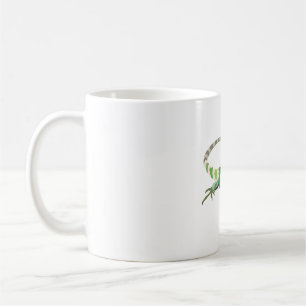 F is for Fiji Banded Iguana Coffee Mug