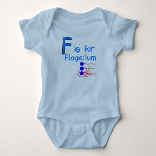 F is for Flagellum Baby Bodysuit