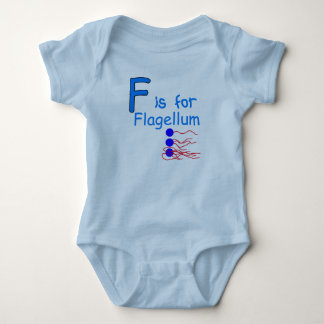 F is for Flagellum Baby Bodysuit