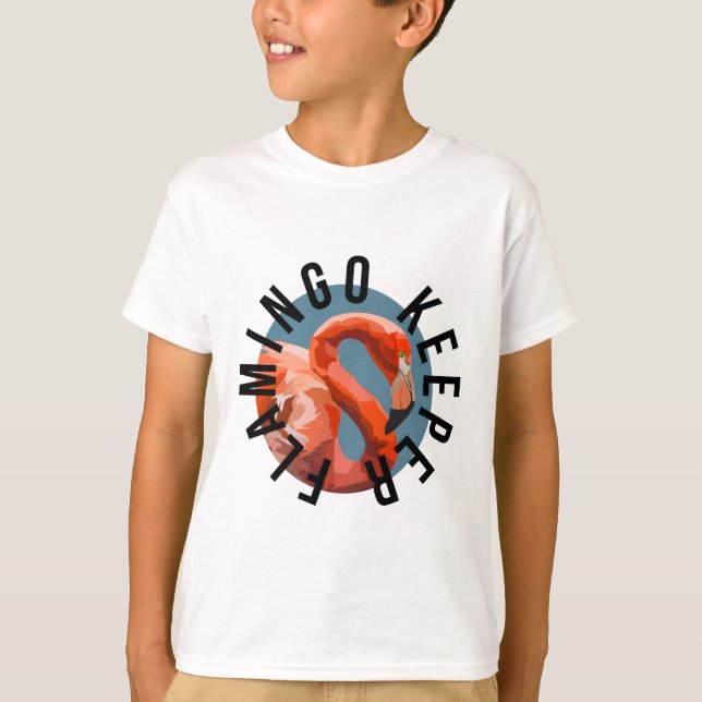 F is for Flamingo Keeper T-Shirt (Front)
