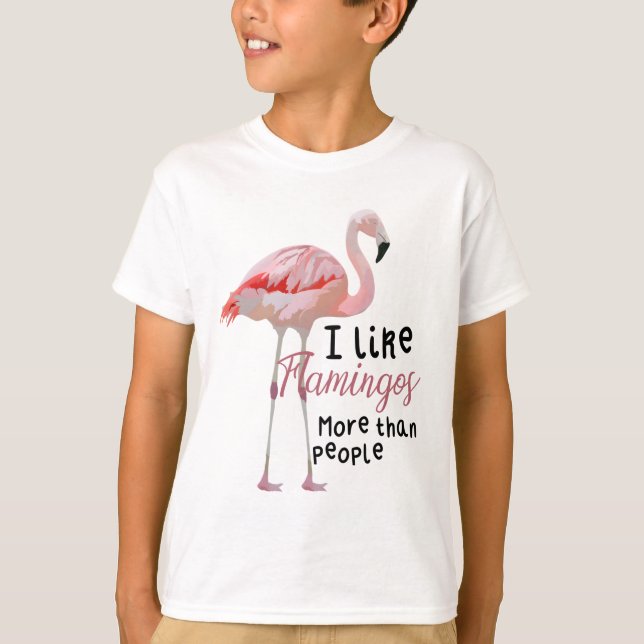 F is for Flamingo T-Shirt (Front)