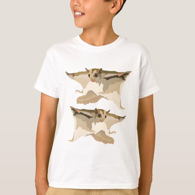 F is for Flying Squirrel  T-Shirt (Front)