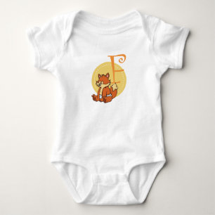 F is for Fox Baby Bodysuit