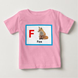F is for Fox Baby T-Shirt