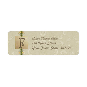 F - Ivory Elegance Monogram