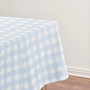 F & L Blue Gingham Tablecloth