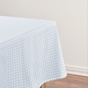 F & L Blue Gingham Tablecloth