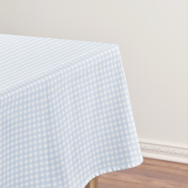 F & L Blue Gingham Tablecloth (In Situ)