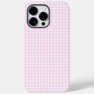F & L Pink Gingham Case-Mate iPhone 14 Pro Max Case
