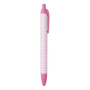 F & L Pink Gingham Pen