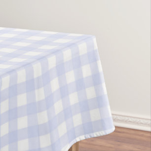 F & L Purple Gingham Tablecloth