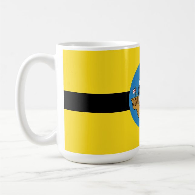 F lag of Wellington City, New Zealand Magnet Coffee Mug (Left)