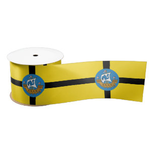 F lag of Wellington City, New Zealand Magnet Satin Ribbon