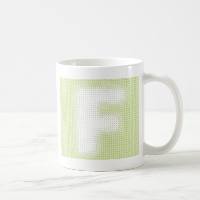 F Monogram Coffee Mug (Right)
