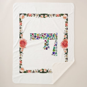 F Monogram Sherpa Blanket