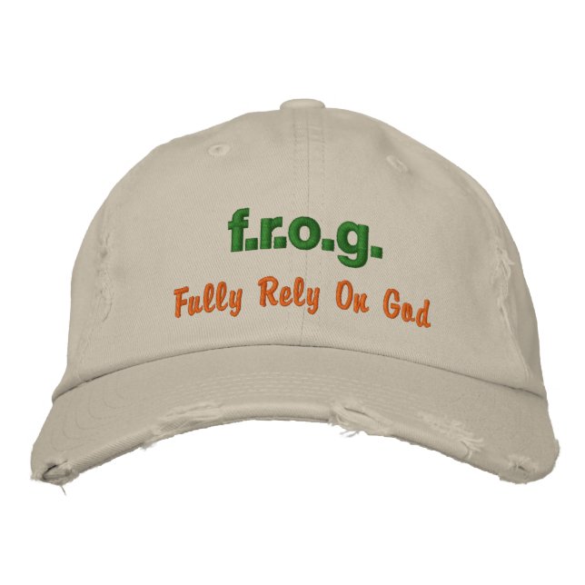 F.R.O.G. Embroidered Hat (Front)