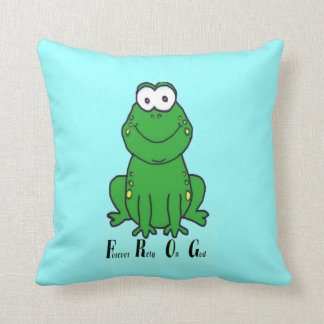 F.R.O.G (Forever Rely On God) Cushion