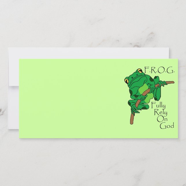 F.R.O.G. Fully Rely On God #1 (Front)