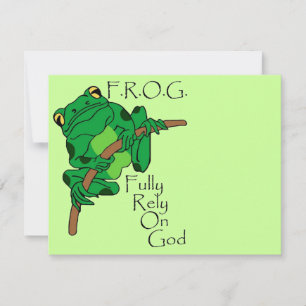 F.R.O.G. Fully Rely On God #1