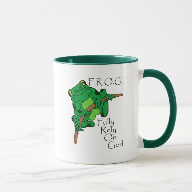 F.R.O.G. Fully Rely On God #1 Mug (Right)