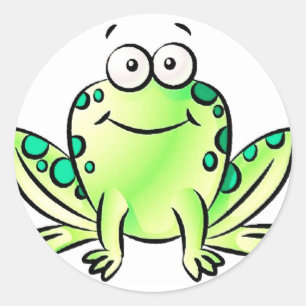 F.R.O.G.I.E. FULLY RELY ON GOD IN EVERYTHING CLASSIC ROUND STICKER