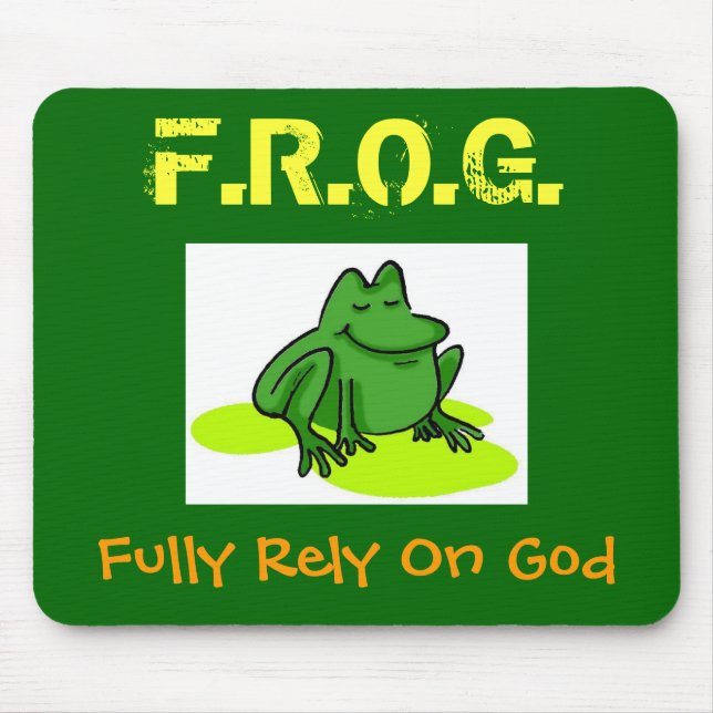 F.R.O.G. MOUSE MAT (Front)