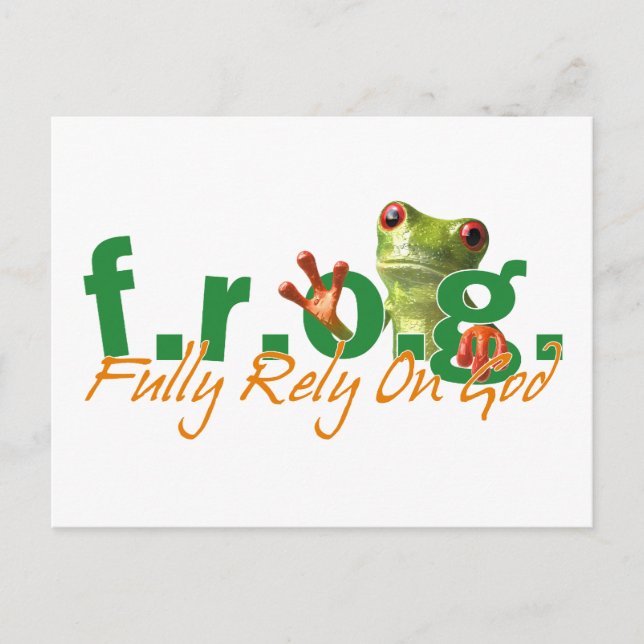 F.R.O.G. Postcard (Front)