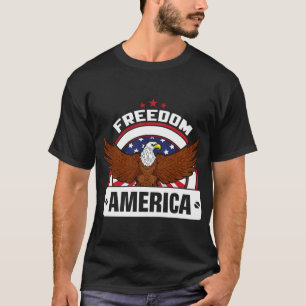 F.reedom A.merica - Bald Eagle T-Shirt
