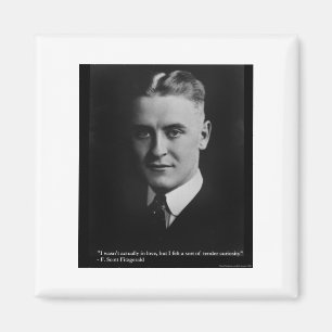 F Scott Fitzgerald Tender Curiosity Gifts & Tees Magnet