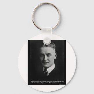 F Scott Fitzgerald Two Souls Gifts, Tees, Etc. Key Ring